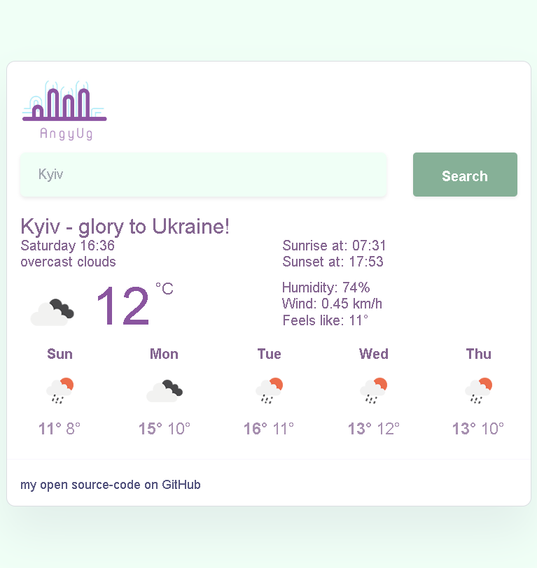 The image of weather project